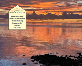 Raihau Lodge - Climatisation, Fibre, Accès Plage, Parking Privé